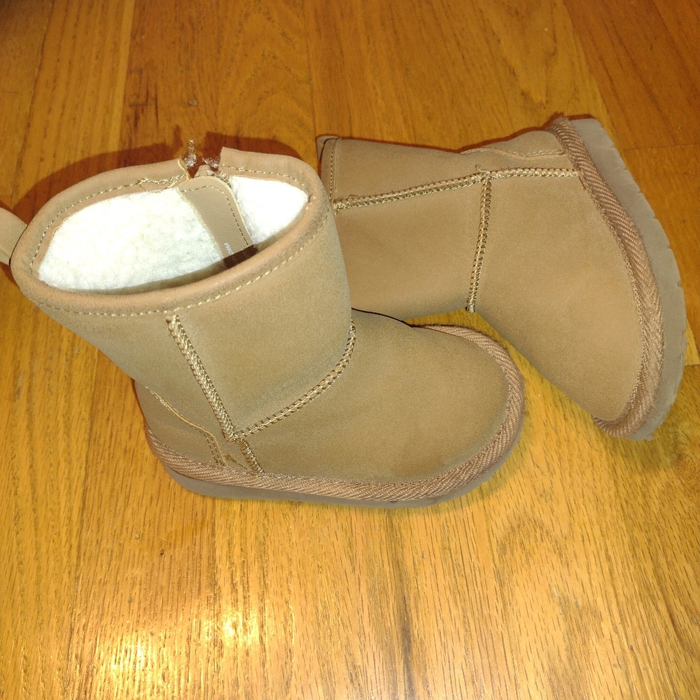 Girls - Baby GAP Brown Suede Winter Boots